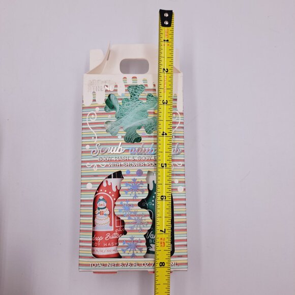 Body Wash, Body Lotion, & Puff Set Hoilday Christmas Giftbox Stocking Stuffer - Picture 9 of 9